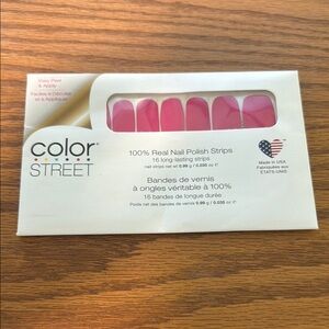 Color Street Pink Nail Polish Strips